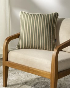 Obliečka na vankúš Classic Stripe Olive 45x45 cm