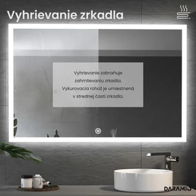 Zrkadlo s LED osvetlením F4
