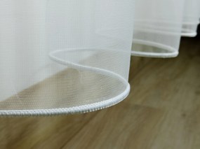 Dekorstudio Biela záclona SHINE s olovkom - vlastný rozmer Uchytenie závesu: Riasiaca páska 2, Šírka záclony: 500cm