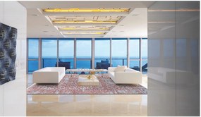 Diamond Carpets India, Ručne viazaný kusový koberec Diamond DC-JK 1 Silver / orange, 180x275, oranžová, chodba / predsieň