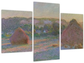 Obraz - Claude Monet, Stacks of Wheat (End of Summer) , reprodukcia (90x60 cm)