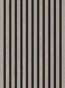 Mexen Lam-B, akustické stenové lamely 275 × 30 cm, HDF doska 4 mm, technická dyha, dub popolavý, S100-275307-3015-005