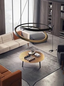 Toolight Toolight, LED závesné svietidlo APP1194-CP, čierna-biela, OSW-40025