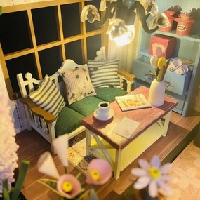 2Kids Toys - Miniatúrny domček Darcyin kvetinový, 2xAAA batérie