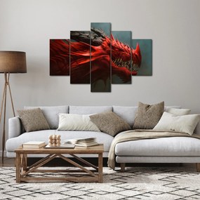 Obraz - Drak (150x105 cm)