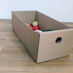 KARTON PAK 2. akosť - Úložné boxy na oblečenie, organizéry do skrine EKO KARTON 18x40x13cm - zásuvka