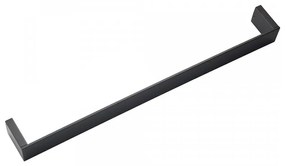 Cerano Marcell, nástenný držiak na uteráky 40 cm, čierna matná, CER-CER-428989