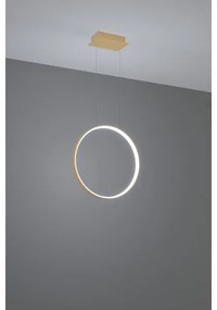 Thoro TH.221 - LED Luster na lanku RIO LED/30W/230V CRI95 4000K pr. 55 cm zlatá