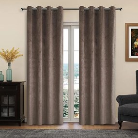 Záves na priechodkách LILI YC11931/280G/05/140x250 hnedý