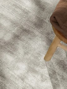 Koberec JANE strieborný kruh