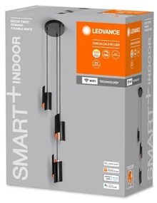 Ledvance - LED Stmievateľný luster na lanku SMART+ DECOR 3xLED/8W/230V čierna Wi-Fi