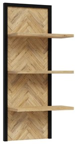 Polička Solletico Dub Spica rybia kosť / Dub Bartex