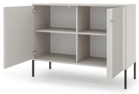 Komoda LUE béžová/čierna