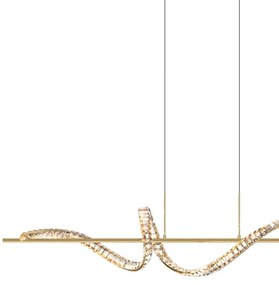 Zuma Line MD3170-1-3GT - LED Luster na lanku ATHESA LED/24,5W/230V 2700-6000K +DO