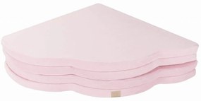 Svetloružová detská hracia podložka 160x160 cm – Meowbaby