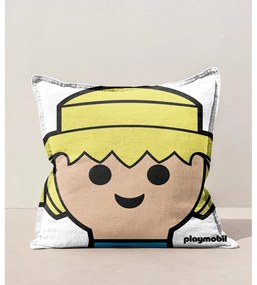Detský vankúšik s prímesou ľanu – Playmobil