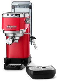 Pákový kávovar »Lapressa«, červený