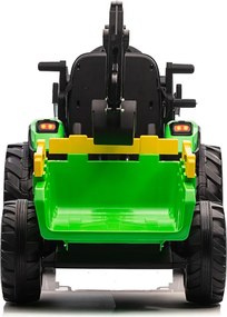 LEAN CARS Batériové rýpadlo SX2068 zelené