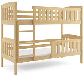 Interbeds Poschodová posteľ Kubus prírodná 190cm x 90cm