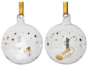 Set vianočných ozdôb Moomin Sparkling stars 7cm / 3ks