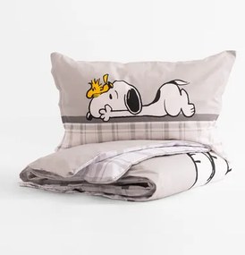 Bavlnená detská posteľná bielizeň SNOOPY 100x135 cm