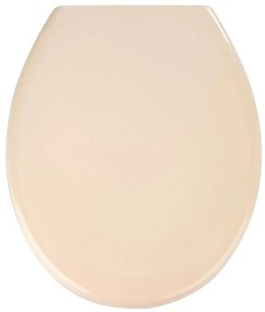 Svetloružové WC sedadlo s jednoduchým zatváraním Wenko Premium Ottana, 45,2 × 37,6 cm