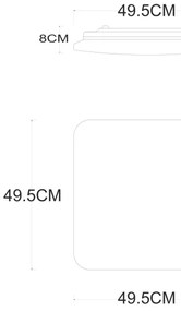 Globo 48406-48 - LED Stmievateľné stropné svietidlo LASSY LED/48W/230V + DO