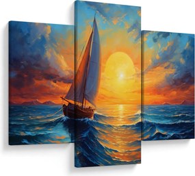 Obraz - Plachetnica (90x60 cm)