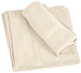 1x osuška CLARYSSE ELEGANCE 70x140 cm + 1x uterák CLARYSSE 60x110 cm 100% bavlna, krémová