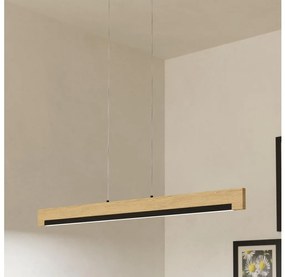 Eglo 901737 - LED Stmievateľný luster na lanku CAMACHO LED/25,5W/230V čierna/béžová EG901737