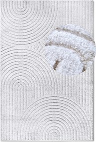 ELLE Decoration, Kusový koberec New York 106203 White, 80x120, biela, chodba / predsieň