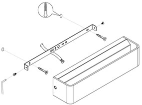 Eglo 98426 - LED Nástenné svietidlo SANIA LED/12W/230V