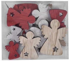 Súprava 18 vianočných ozdôb v tvare anjelika Ego Dekor