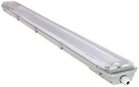 ECOLIGHT Svietidlo + 2x LED trubica mini plate - T8 - 120cm - 230V - IP65 - studená biela