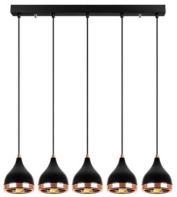 Dizajnový luster Salwah 85 cm čierny