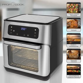 ProfiCook PC-FR 1200 H teplovzdušná fritéza, 11 l