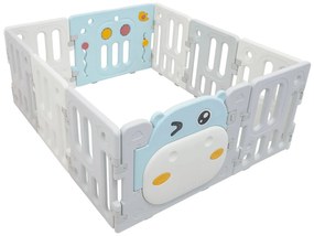 Modulárna ohrádka Hippo pre deti ZOG.SQ-002 Farba: modrá