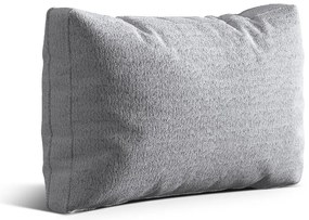 Svetlosivý vankúš na gauč z textílie buklé Kemi – Cosmopolitan Design