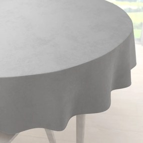 Biante Zamatový okrúhly obrus Velvet Premium SVP-027 Svetlo sivý Ø 50 cm