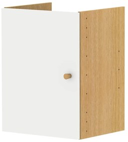 Biely modulárny policový systém 33x43.5 cm Z Cube - Tenzo
