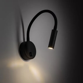 LED Nástenná lampa LAGOS 1xG9/3W/230V čierna