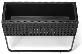 Čierny záhradný kvetináč Bonami Essentials Magnolia