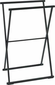 Wenko LAVA skladací vešiak na uteráky – čierny