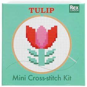 Kreatívna súprava Cross-stitch Kit Tulip – Rex London