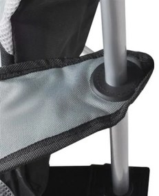 Malatec 2300 Záhradná a kempingová stolička čalúnená šedá