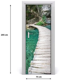 Fototapeta na dvere Plitvické jazero 75x205 cm