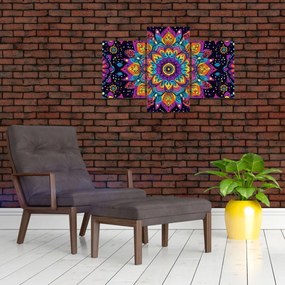 Obraz - Kaleidoskopická mandala (90x60 cm)
