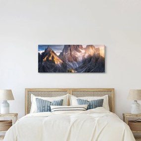 Obraz - Horská panoráma (120x50 cm)