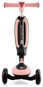 KINDERKRAFT - Detská kolobežka 2v1 HALLEY Rose pink