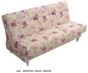 Pohovka LUDVÍK, sivá (MIL 7106/bílé)